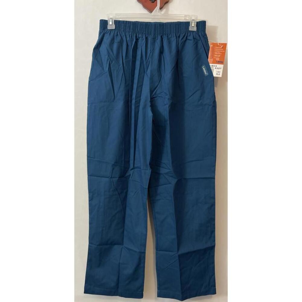 Landau XL Blue-Green Pull-On Classic Relaxed Unisex Adult Scrub Pants NWT. MZZ5